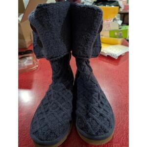 Ugg Australia Women's Lattice Cardy Dark Blue 3066 W Size 7